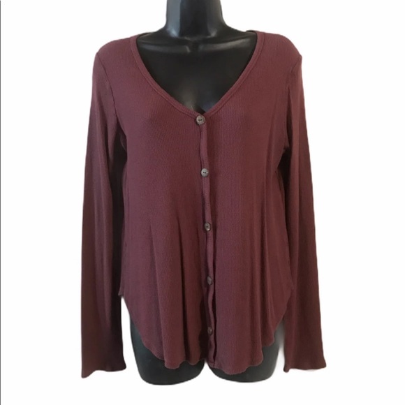 Tops - 🔥FINAL PRICE🔥 Long Sleeve Waffle Tee Sz M